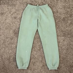 WHITE FOX Joggers Sage Green Women's Size Small FLAWS Comfy Lounge Preppy